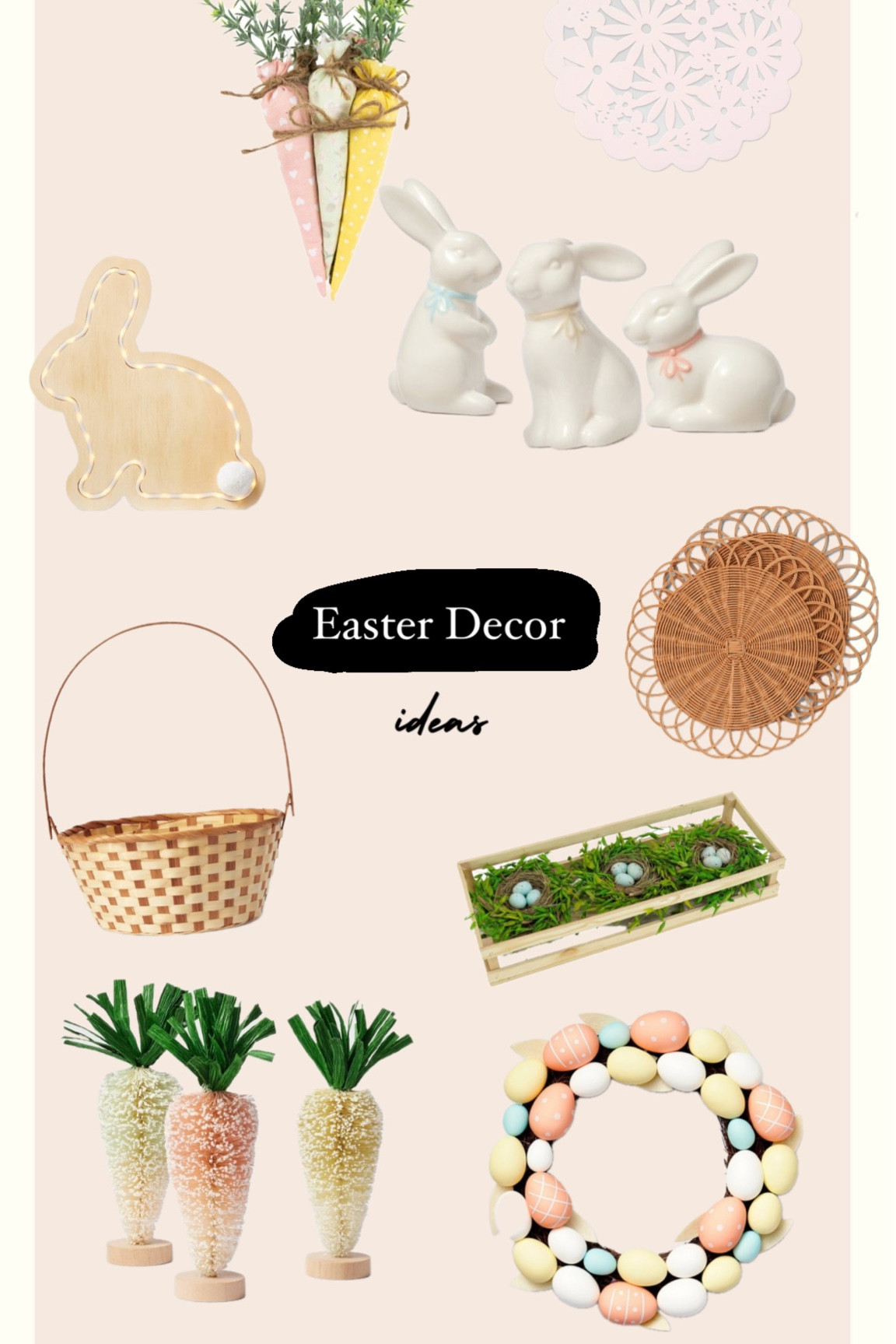 Easter Decor from target that’s soo cute!! Easy way to brighten up your home with some spring vibes 

#LTKU #LTKSpringSale #LTKhome