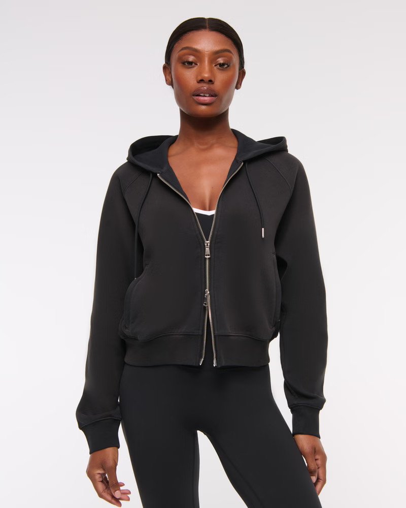 Women's YPB neoKNIT MAX Full-Zip Hoodie | Women's Tops | Abercrombie.com | Abercrombie & Fitch (US)