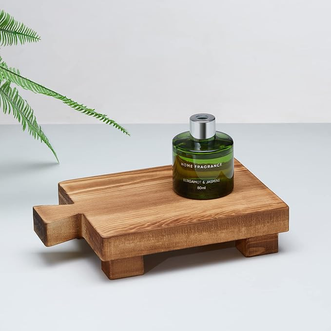 SOONOW Farmhouse Kitchen Decor - Wood Riser for Display, Decorative Wooden Pedestal Stand for Kit... | Amazon (US)