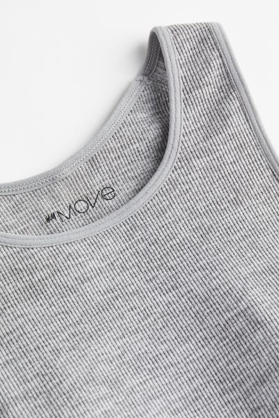 DryMove™ Medium Support Sports Bra - Brown - Ladies | H&M US | H&M (US + CA)