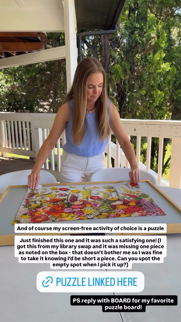 I’ll always choose a puzzle for a screw-free activity!

Loved this one!!! It was so satisfying