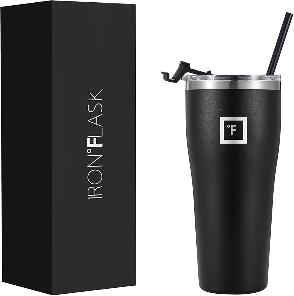 IRON °FLASK Rover Tumbler - 32 Oz, Leak Proof, Vacuum Insulated Stainless Steel Bottle, Hot Cold... | Amazon (US)