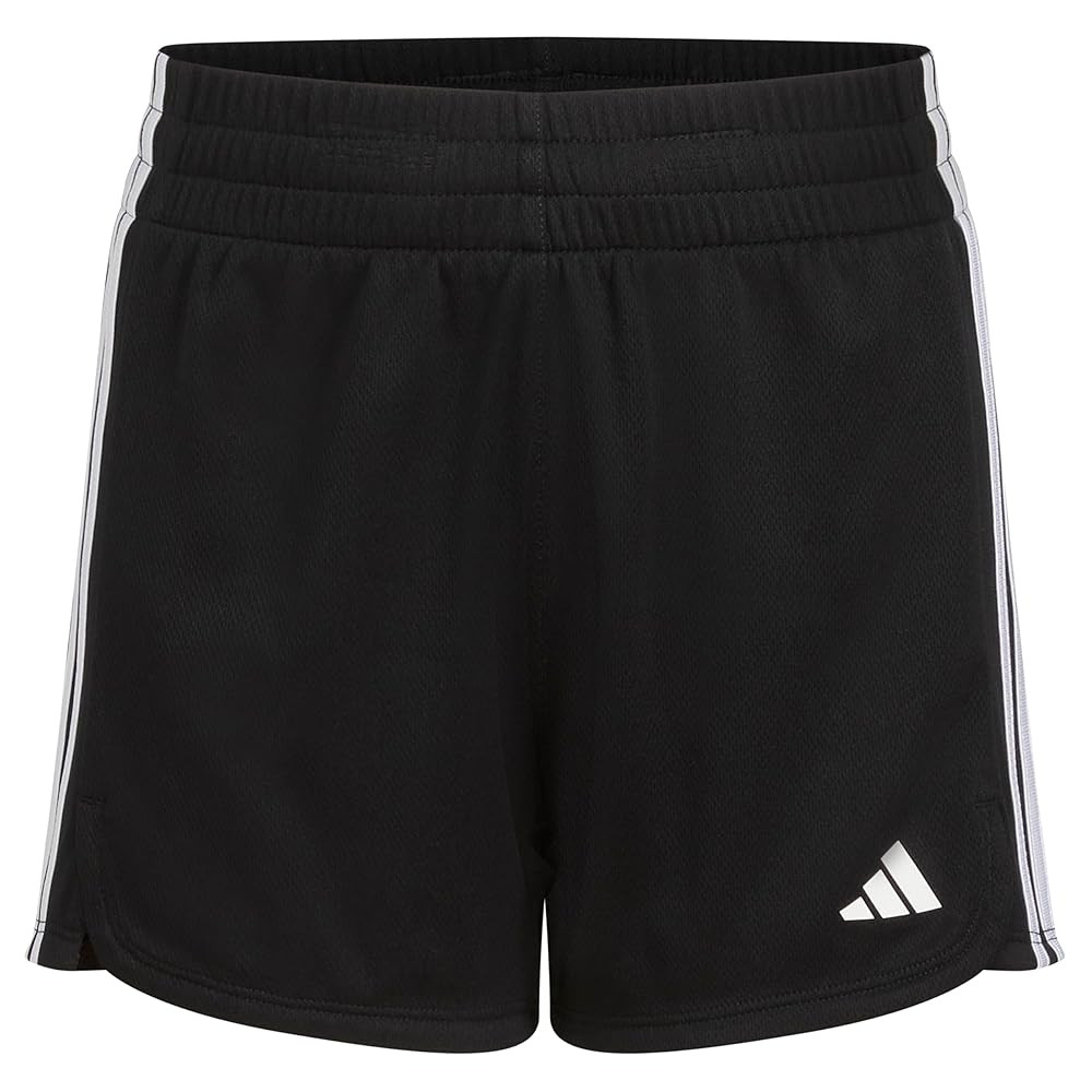 adidas Girls' 3-Stripes Mesh Shorts | Amazon (US)