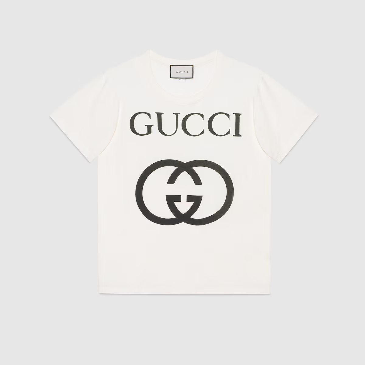 Oversize T-shirt with Interlocking G | Gucci (UK)