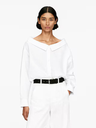 Open-Neck Blouse | Arket UK