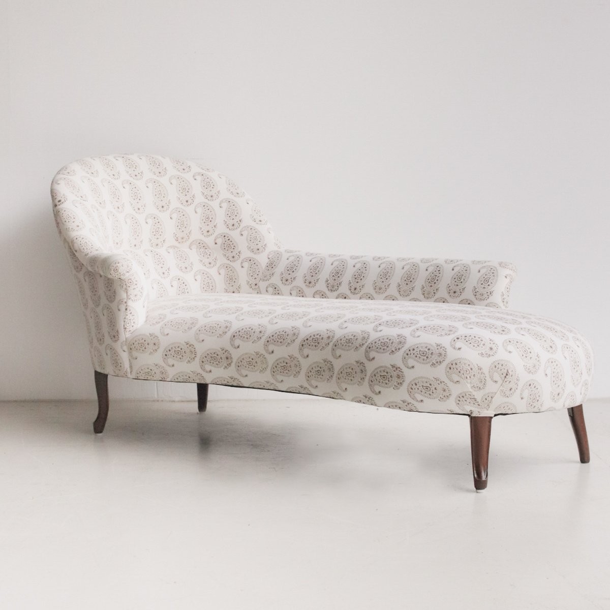 Vintage Block Print Chaise | Elsie Green US