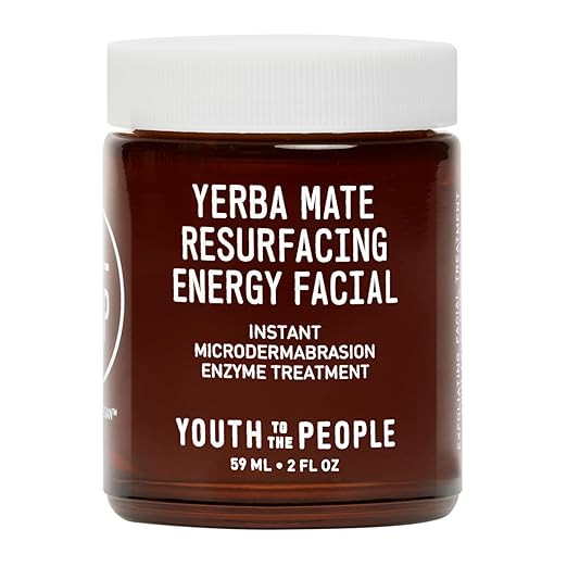 Youth To The People Yerba Mate Resurfacing Energy Facial - Microdermabrasion Facial Exfoliator fo... | Amazon (US)