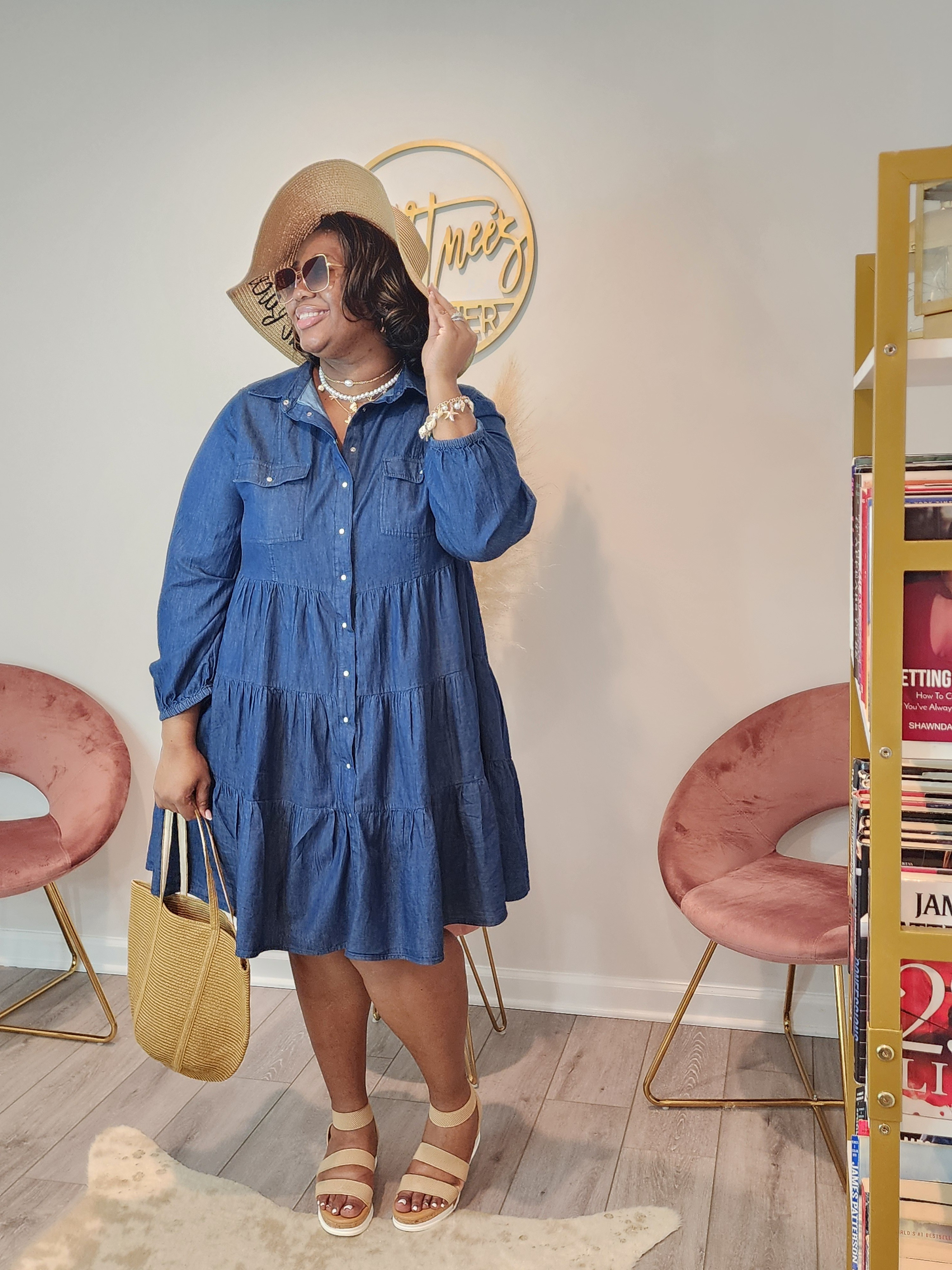 Getting ready for a beach day...

#LTKPlusSize #LTKootd #LTKSwim