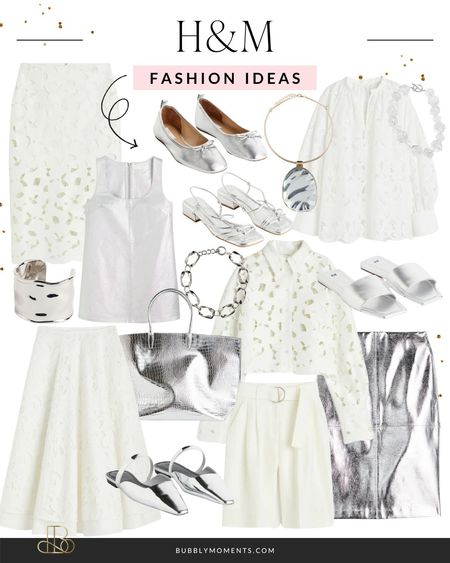 ✨ Shine bright with H&M's white and metallic collection! Effortlessly chic and versatile, these pieces are perfect for any occasion, from casual outings to glamorous events. Don't miss out on these must-have styles! 💫 #HM #MetallicTrend #WhiteFashion #ChicStyle #OOTD #FashionInspo #StyleGoals #SummerStyle #LTKStyletip #LTKSaleAlert #AffordableFashion #WardrobeEssentials #FashionFinds

#LTKStyleTip #LTKTravel #LTKParties