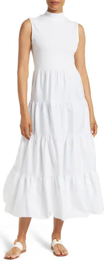 Love By Design Leslie Mock Neck Sleeveless Tiered Maxi Dress | Nordstromrack | Nordstrom Rack