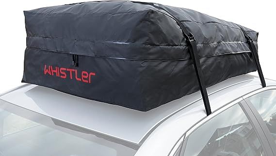 Whistler Car Roof Bag Bundle - 100% Waterproof oof Top Cargo Bag NO Rack Needed + Non Slip Roof M... | Amazon (US)