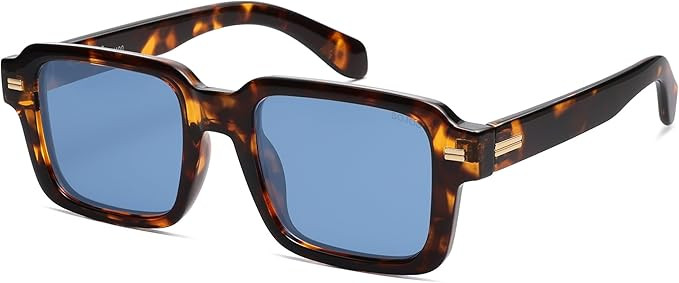 SOJOS Retro Square Polarized Sunglasses for Women Men, 70s 80s Classic Vintage Rectangle Shades S... | Amazon (US)