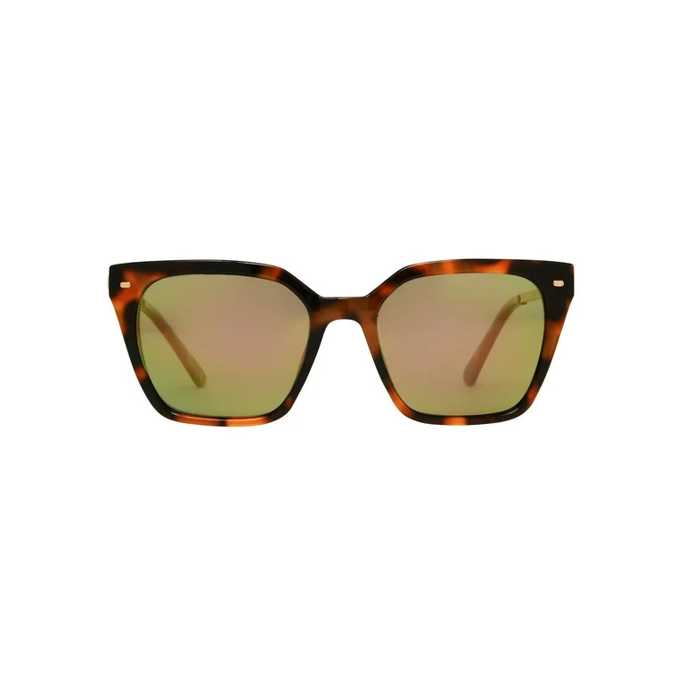 Panama Jack x Foster Grant Tortoiseshell Square Women's Polarized Sunglasses | Walmart (US)
