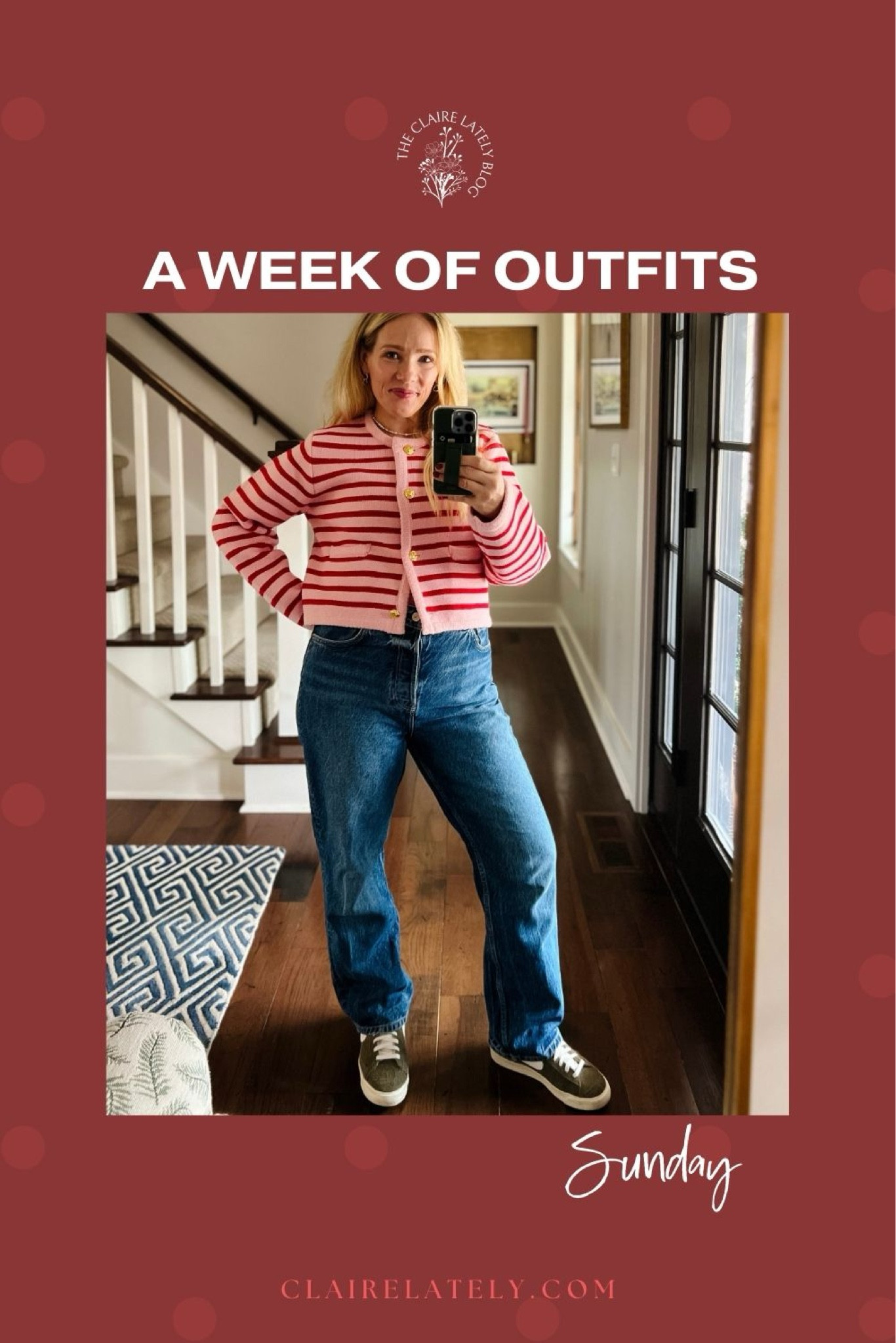 A week of outfit ideas - high top sneakers, tailored union socks, reformation denim, English factory cardigan / lady sweater
❤️ Claire Lately 

#LTKshoecrush #LTKSeasonal #LTKstyletip