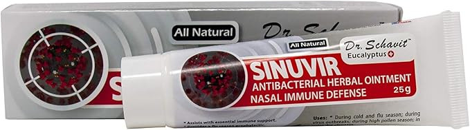 Eucalyptus+ SINUVIR - Herbal Nasal Ointment for Immune Defense. Natural Moisturizer Balm for Reli... | Amazon (US)