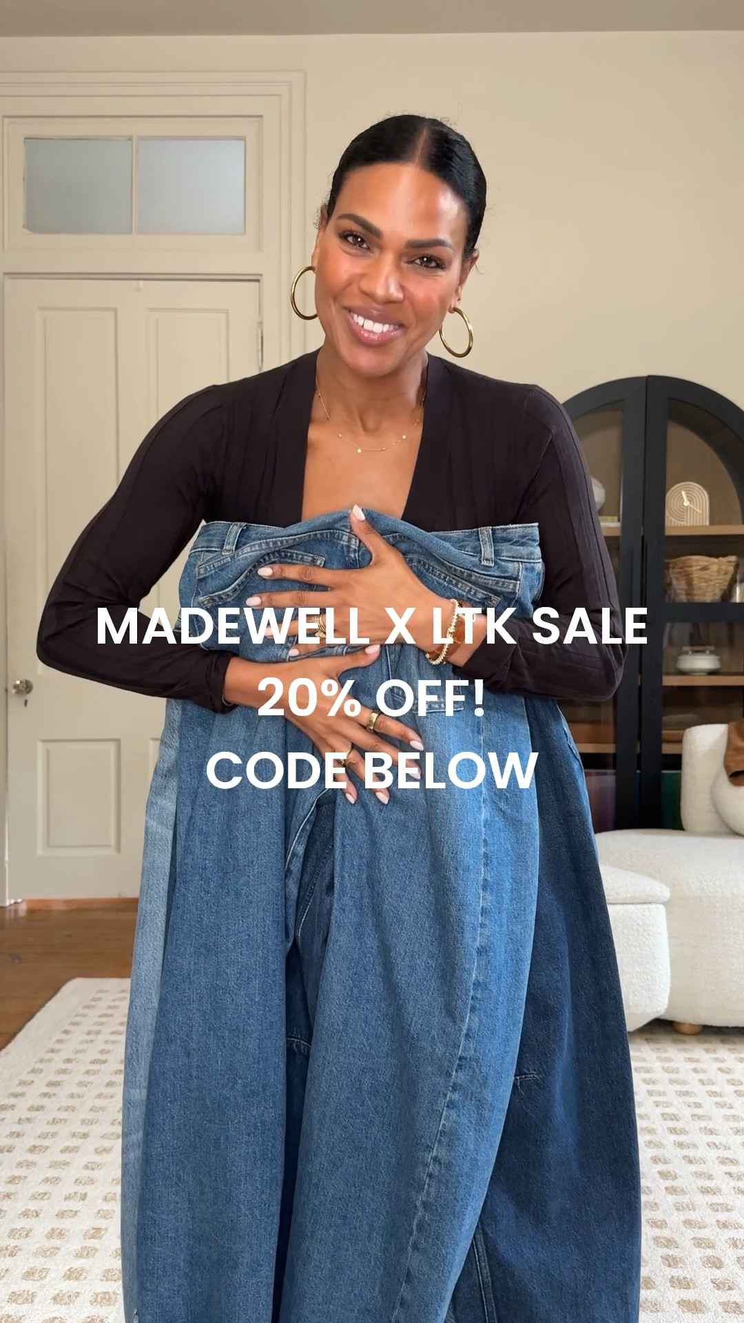 Code: LTK20 If your jeans fit the booty but get a gap in the waist this is for you! If that’s not you  go true to size and get the regular fit! These are on the Sale 20% off code: LTK20 These also come in tall, petite, plus, and non curvy fits! 

#LTKOver40 #LTKStyleTip #LTKxMadewell