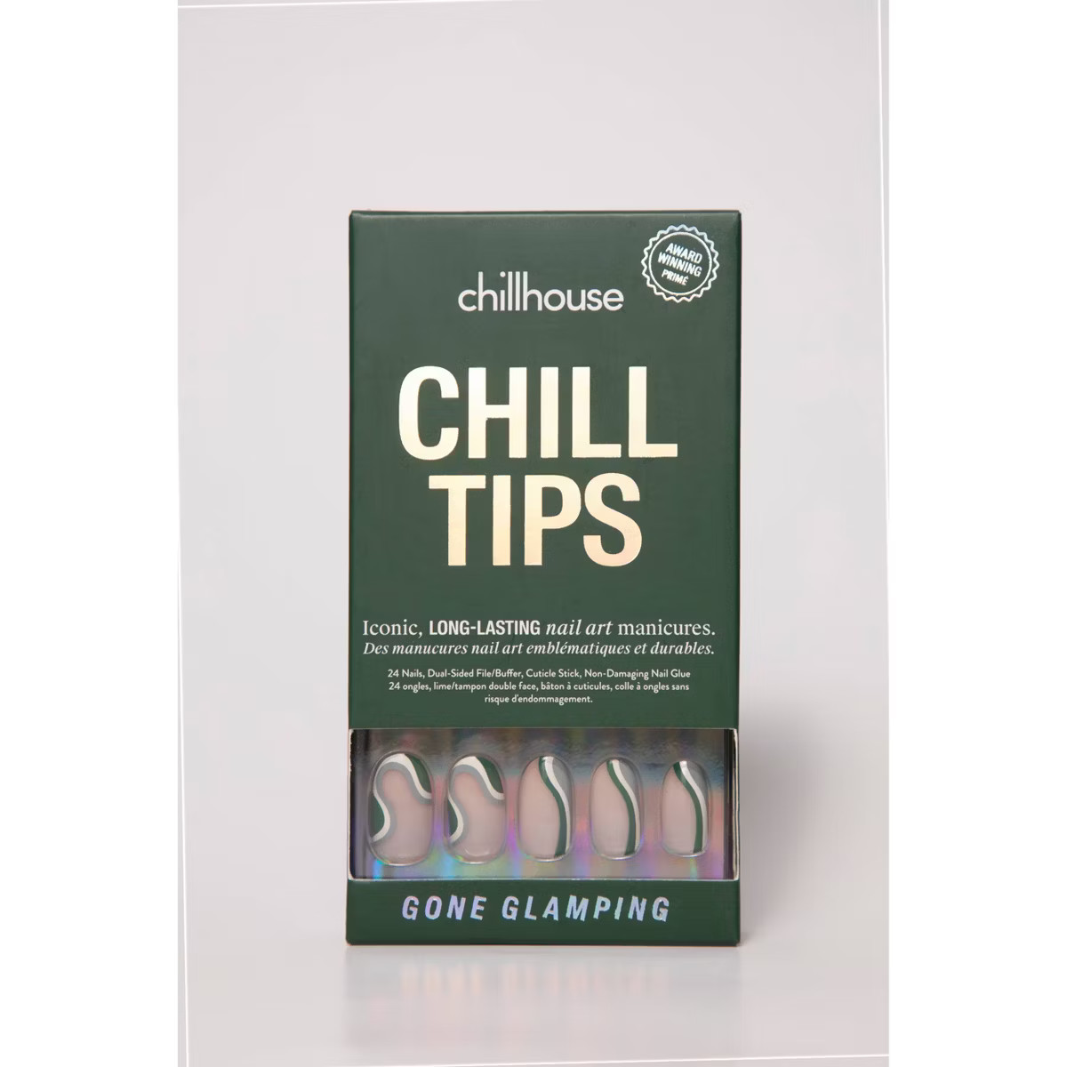 Chillhouse Chill Tips Fake Nails - Design Studio - Gone Glamping - 24ct | Target