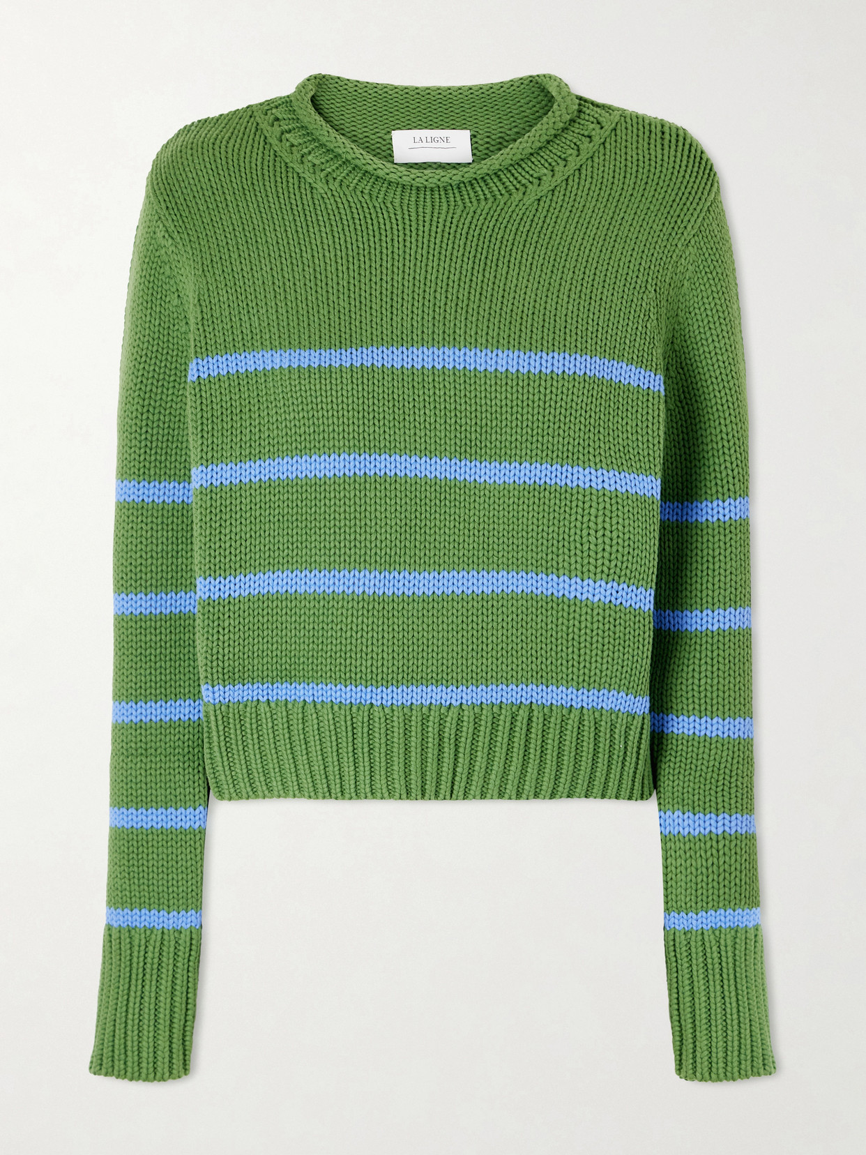 La Ligne - Mini Marina Striped Cotton Sweater - Multi | NET-A-PORTER (US)