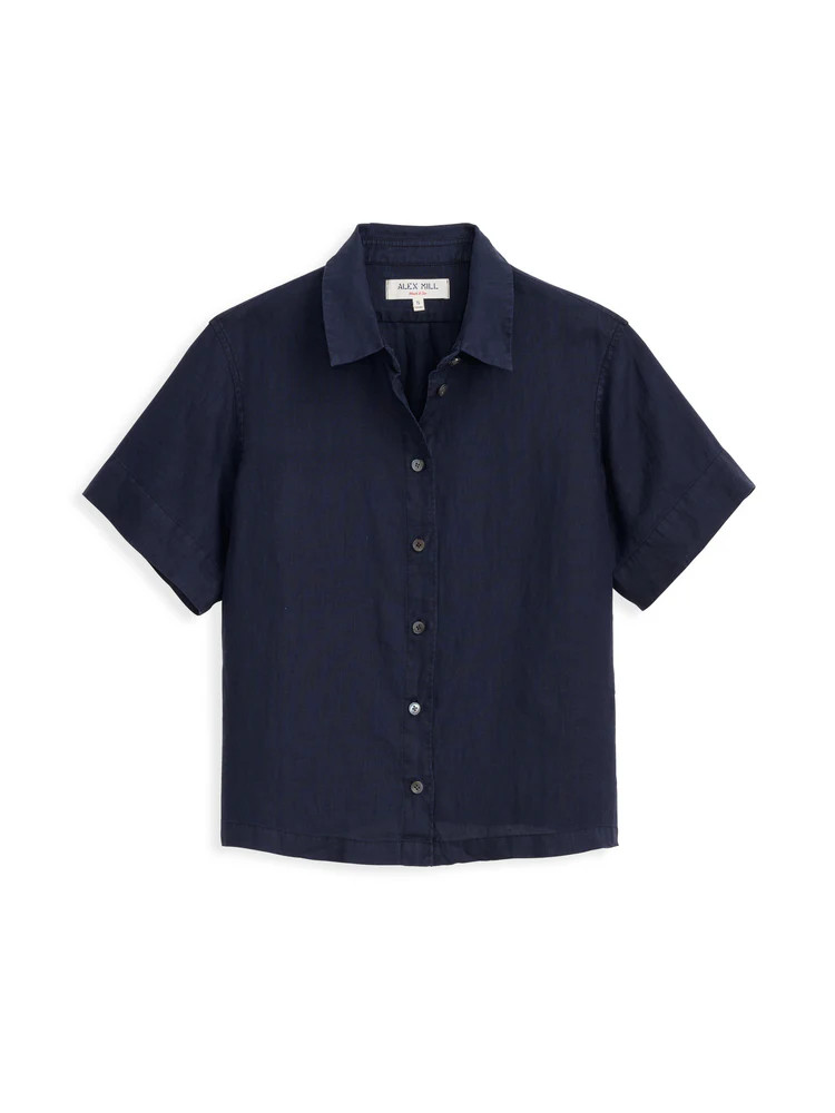 Elliott V Neck Tee in Cotton | Alex Mill