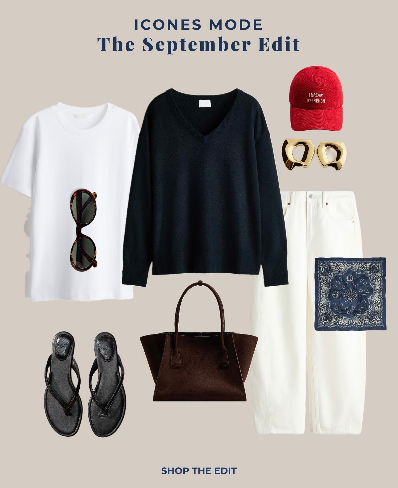 THE SEPTEMBER EDIT ♥️ 

Easy pieces to wear now and into early autumn.
White denim, a classic tee, an oversized knit and the accessories that make the look — a pop of red, a bandana, statement earrings and an everyday brown bag.

Simple, timeless & easy to mix.
Shop the edit below ✨

#SeptemberStyle #EarlyAutumn #FallStyle #TransitionalStyle #EverydayStyle #CapsuleWardrobe #ClassicStyle #LTKStyle #LTKFashion #OutfitInspo