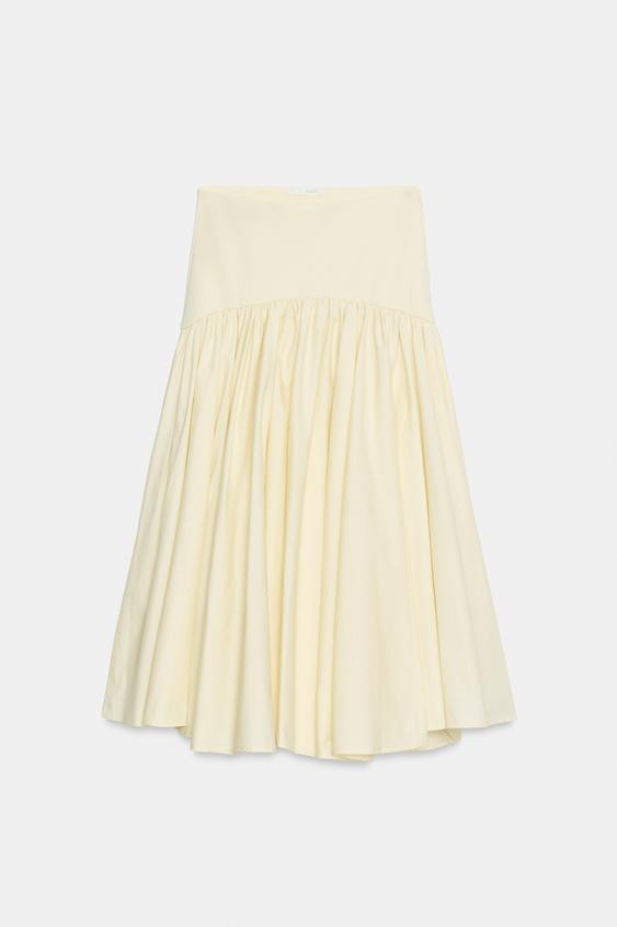 COMBINED INTERLOCK SKIRT | Zara UK
