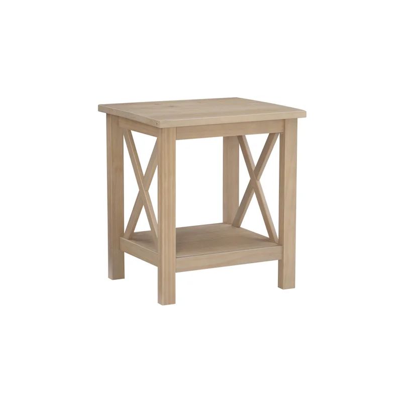 Stimpson 22'' Tall Solid Wood End Table | Wayfair North America