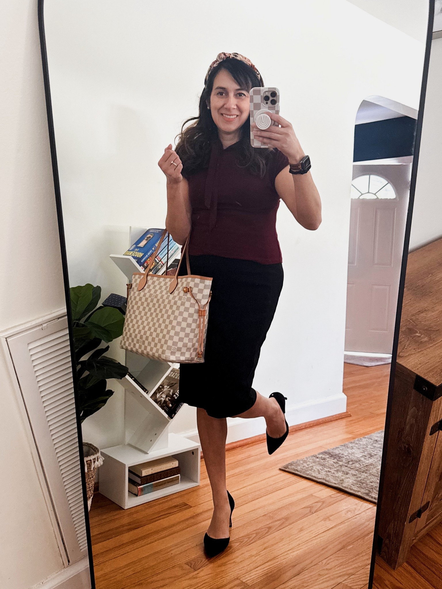 Workwear for Valentine’s Week 💕
A burgundy top pulls any look together, and a pencil skirt in the perfect office-appropriate length is always a win. 
Shop this outfit here on LTK 


#LTKootd #LTKgrwm #LTKValentine