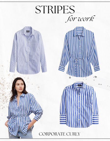 Blue stripe shirts for work

#LTKstyletip #LTKfindsunder100 #LTKworkwear
