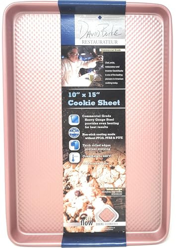 Rose Gold Baking Sheet - by David Burke Bakeware 15" x 10" Commercial Cookie Pan | Amazon (US)