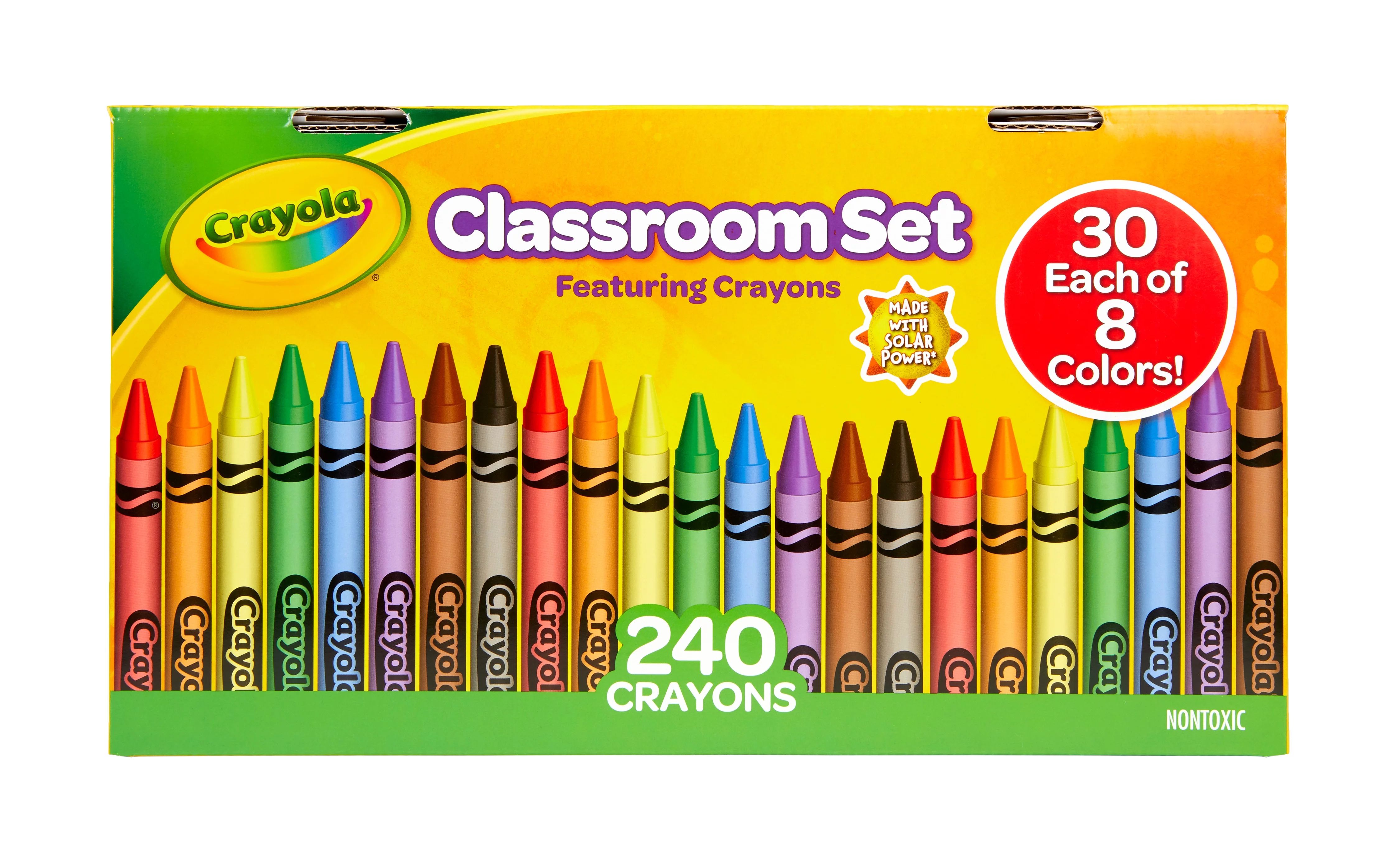 Crayola Classroom Set Crayons, 240 Ct, Teacher Supplies & Gifts, Classroom Supplies, Assorted Col... | Walmart (US)