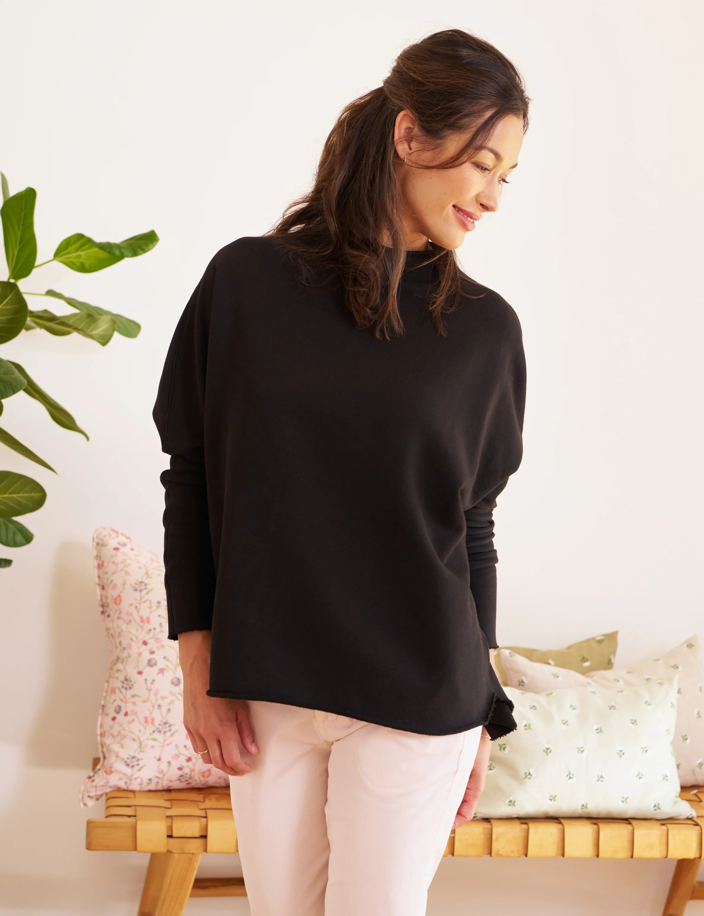 EFFIE Black, Triple Fleece | Frank & Eileen