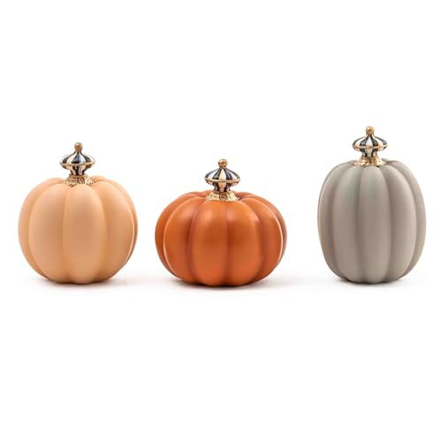 MACKENZIE-CHILDS Fall On The Farm Mini Pumpkins, Set of 3 | Amazon (US)