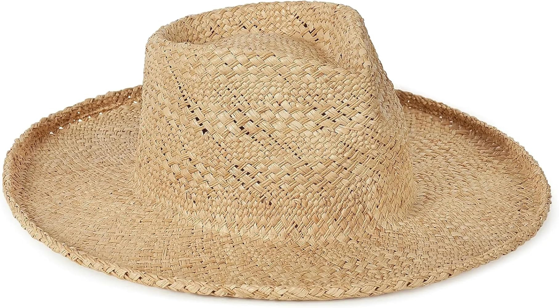 Lack of Color Women's Breeze Fedora Raffia Straw Hat | Amazon (US)