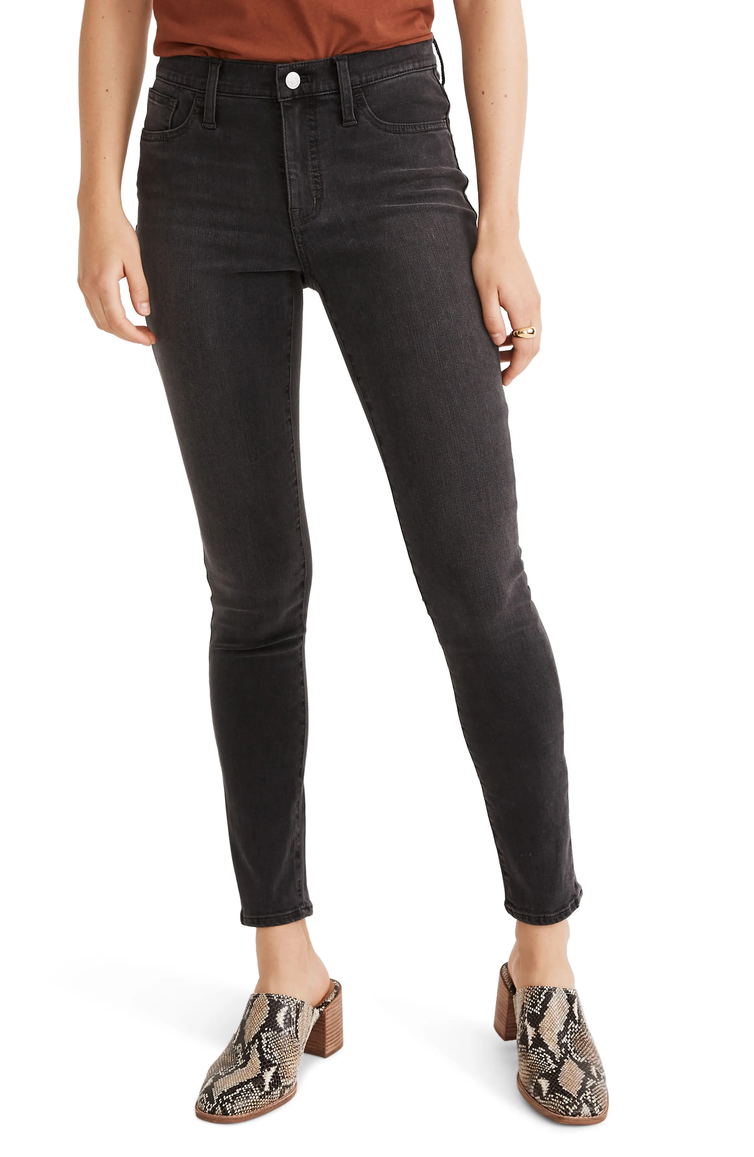 Women's Madewell Roadtripper 9-Inch Mid-Rise Jeans, Size 29 - White | Nordstrom