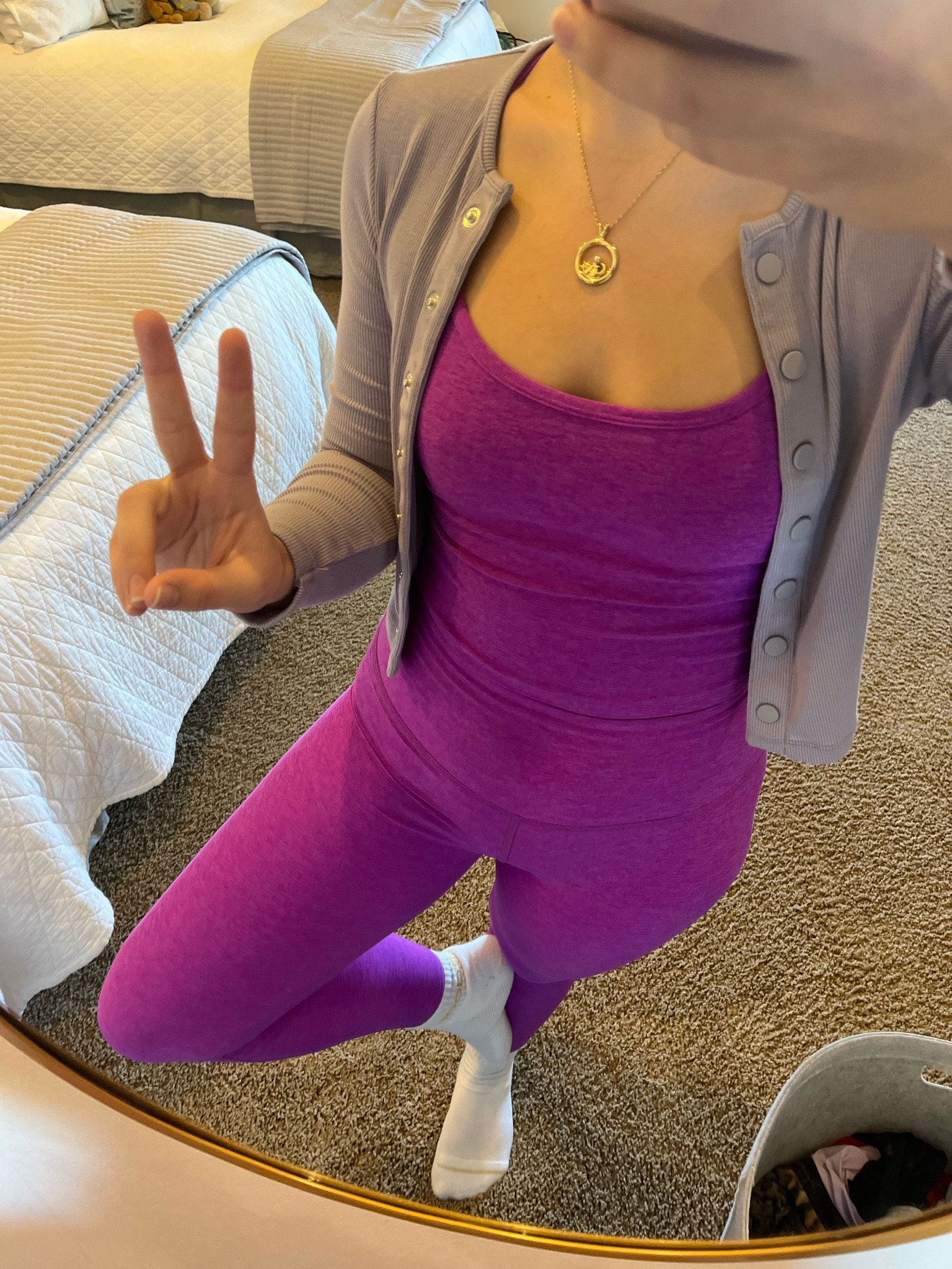 my favorite leggings!!!! + the tank makes such a cute set!!! Beyond Yoga Spacedye is the absolute best!🩷

#LTKFitness #LTKActive #LTKStyleTip