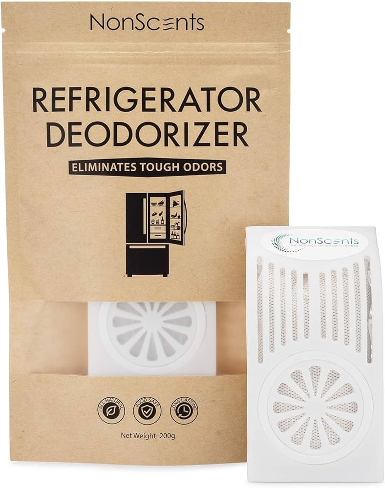 NonScents Refrigerator Deodorizer - Outperforms Baking Soda - Fridge and Freezer Odor Eliminator | Amazon (US)