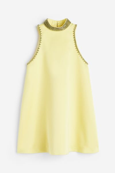 Rhinestone-embellished A-line Dress | H&M (US + CA)