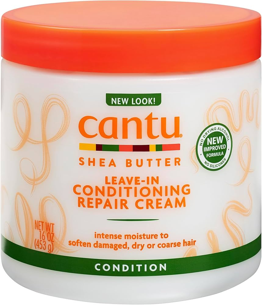 Cantu Leave-In Conditioning Repair Cream with Shea Butter, 16 oz | Amazon (US)