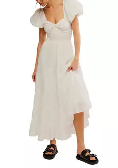 Free People Sundrenched Short Sleeve Maxi Dress | Belk