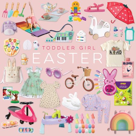 Celebrate Easter with the perfect gifts for your little girl! From outdoor play toys to adorable spring clothes, a balance bike for adventure, a pretty umbrella for rainy days, we've got everything to make her holiday extra special. 

#EasterJoy #ToddlerGifts #OutdoorPlay 

#LTKkids #LTKSeasonal #LTKfamily