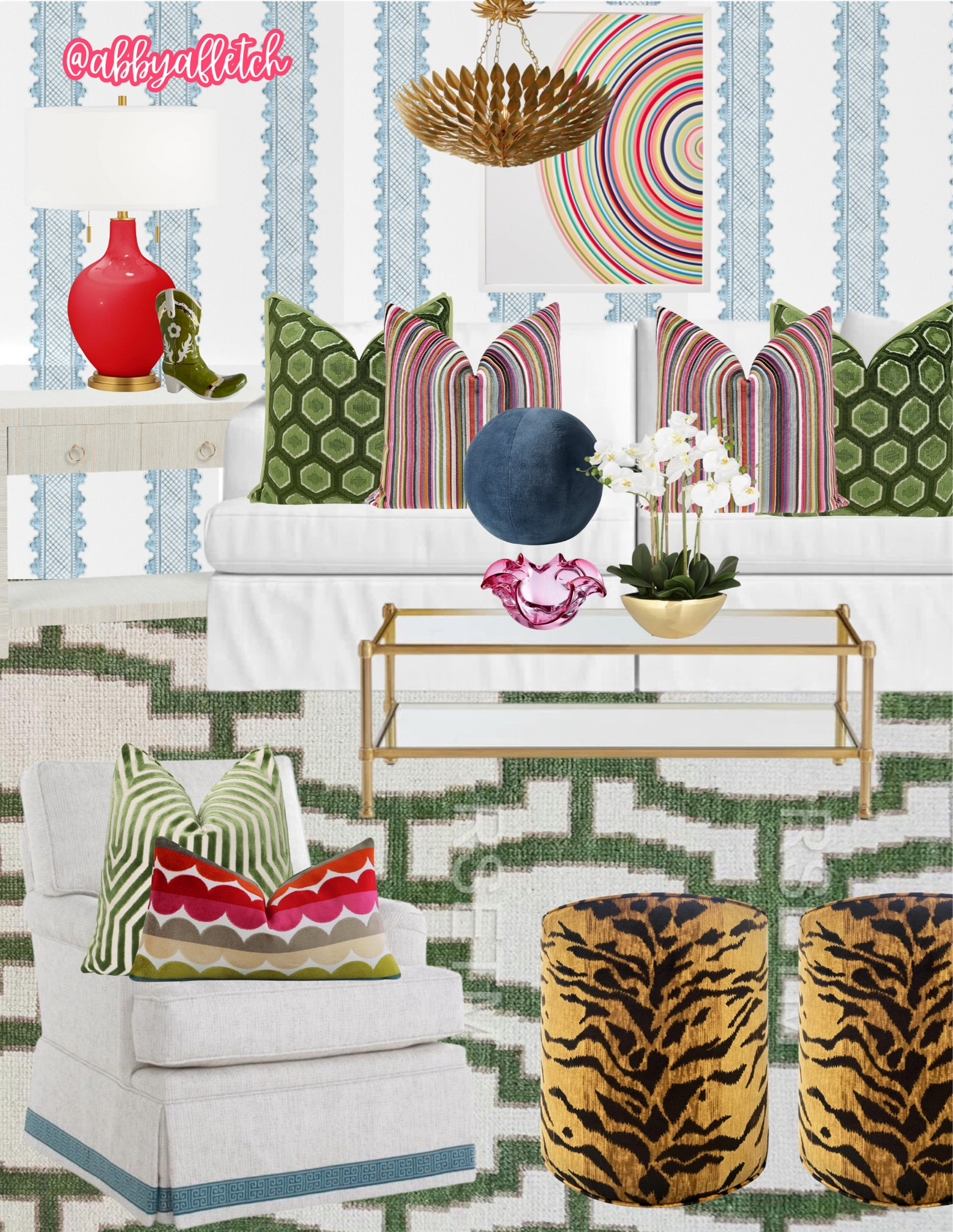 bold multi colored living room❤️🎨



striped colorful velvet red purple green blue bengal mixed pattern bold prints 


#LTKHome