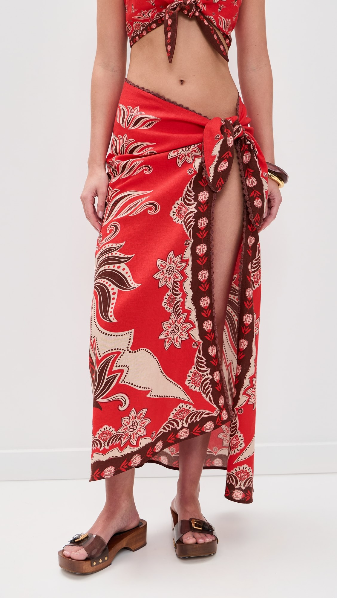 Ainika Garden Red Skirt | Shopbop