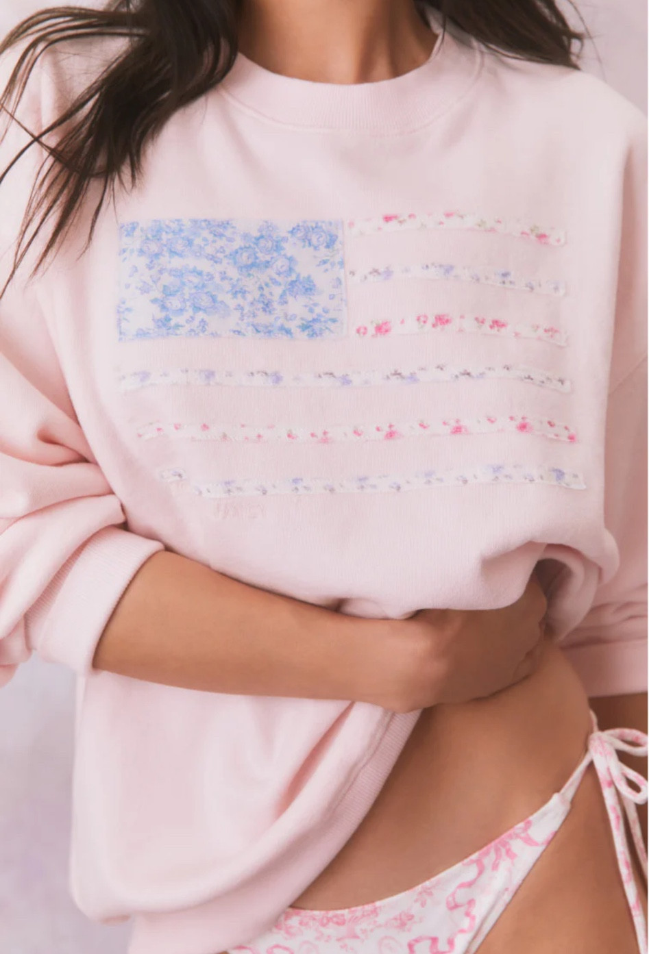 Loveshackfancy Wishlist!! This is the cutest sweatshirt ever! Comes in 2 colors baby pink and light blue. Could definitely be dressed up for a fall staple top or with straight leg mom jeans and a classic white sneaker! Super versatile! 

#LTKSeasonal #LTKstyletip #LTKtravel