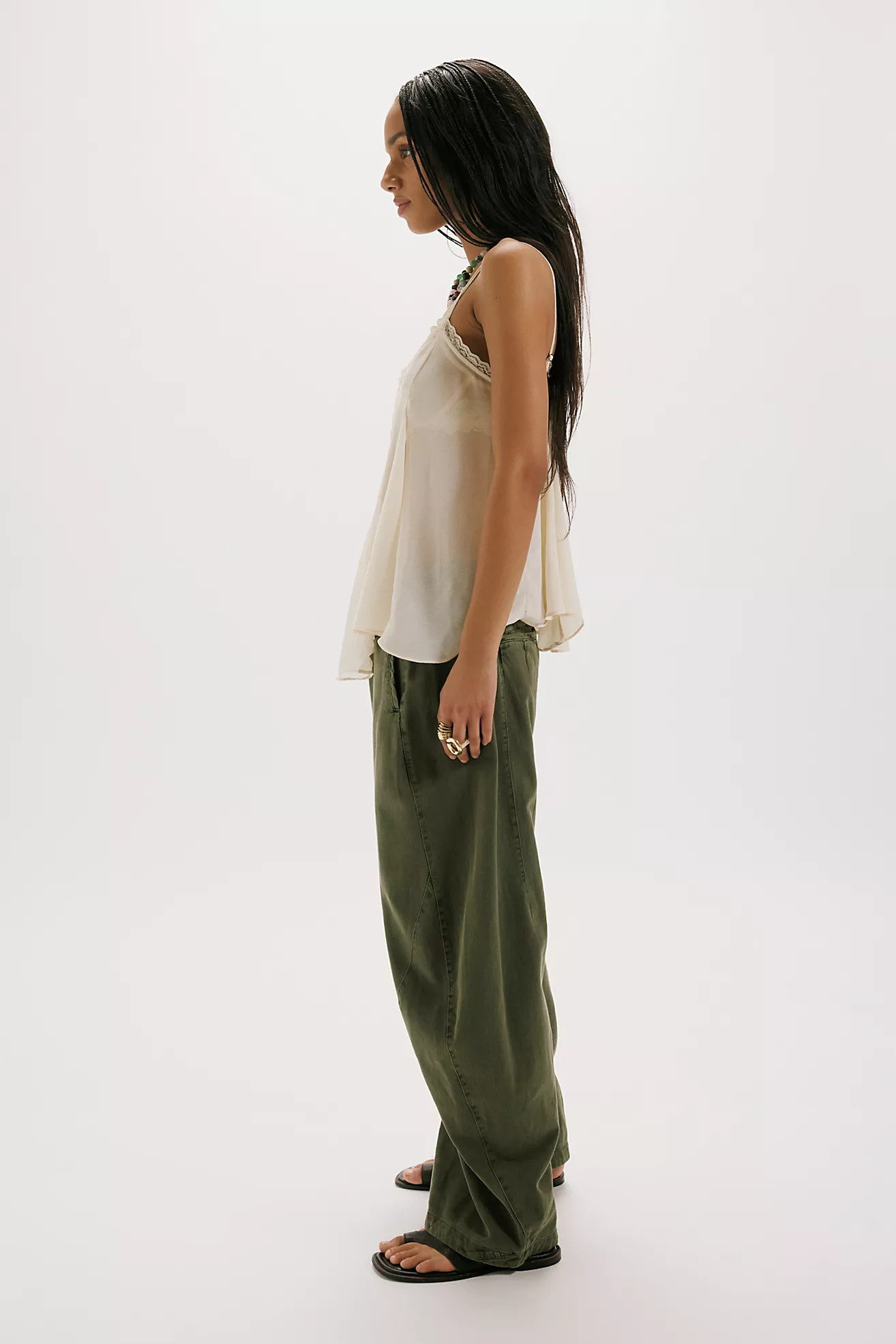 Spotlight Washed Barrel Chino Trousers | Free People (UK)