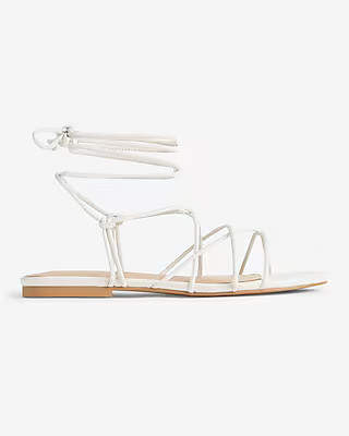 Lace-Up Strappy Sandals | Express