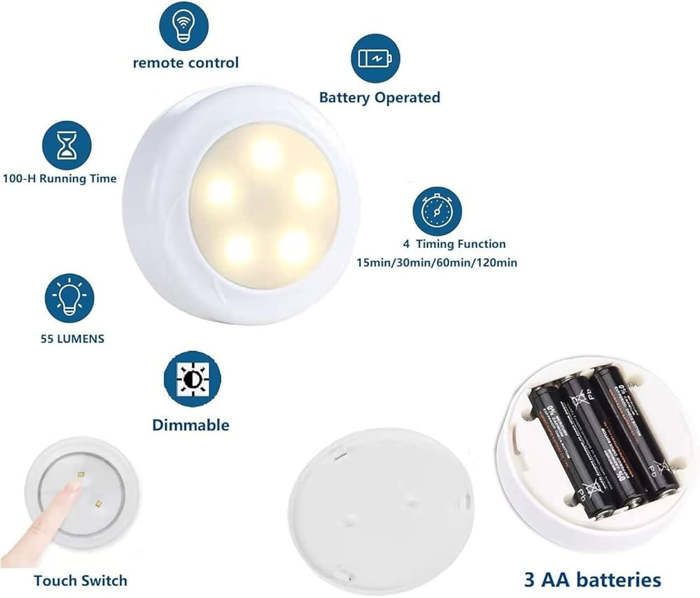 GYY Battery Operated Wall Lights Indoor with Remote,2 Pieces of Bedroom Bedside Chandelier Gold W... | Amazon (US)