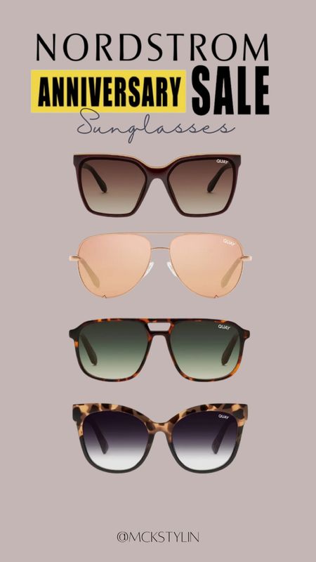 Nordstrom anniversary sale sunglasses 
#quay #quaysunglasses #nordstromanniversarysale #nordstromsale

#LTKsalealert #LTKxNSale #LTKstyletip