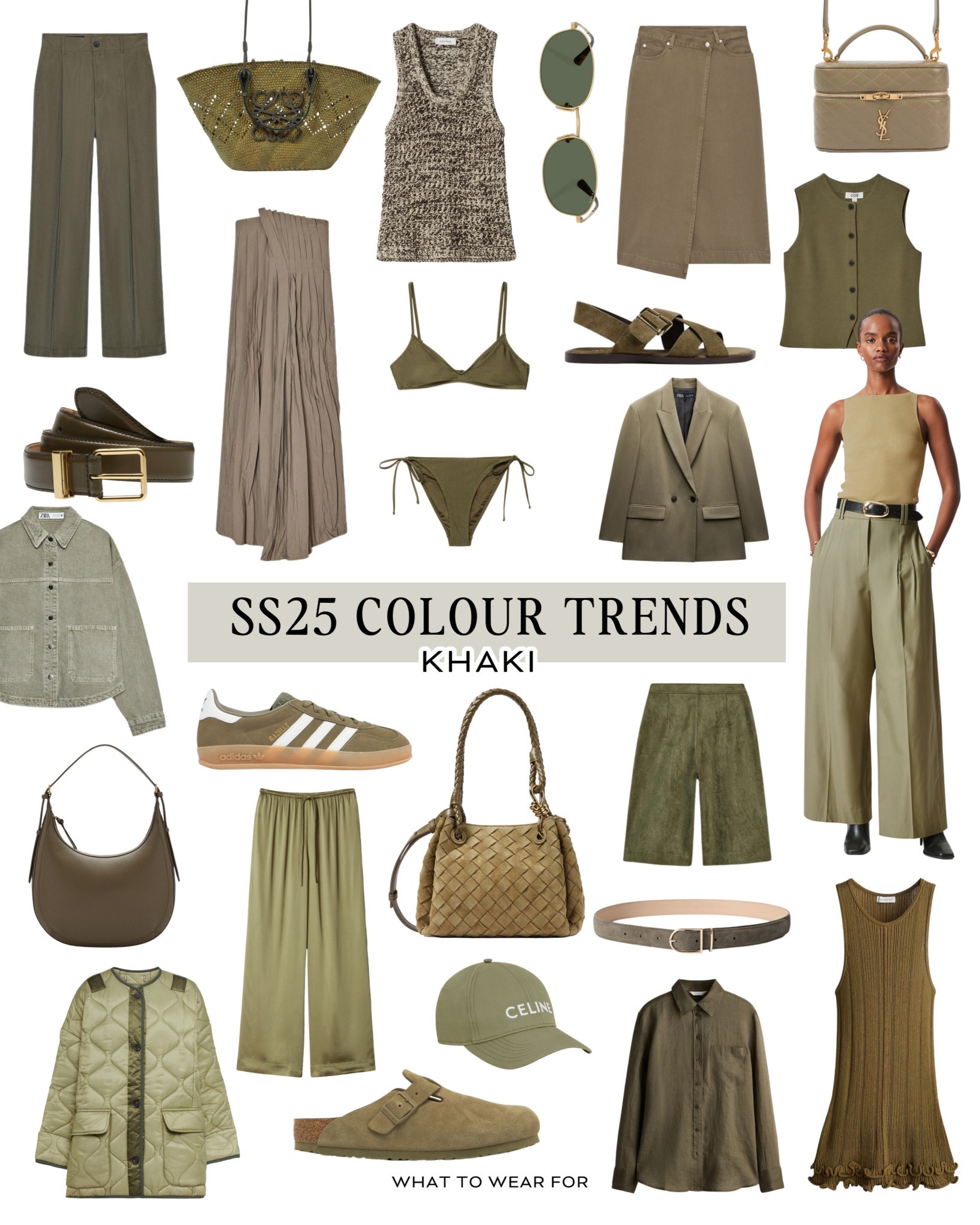 SS25 trends: khaki 💚 

#LTKsummer #LTKspring #LTKuk