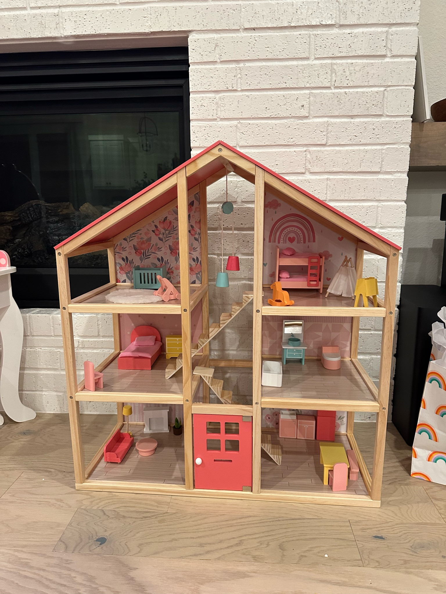 Toddler girl dollhouse birthday present 

#LTKkids #LTKGiftGuide