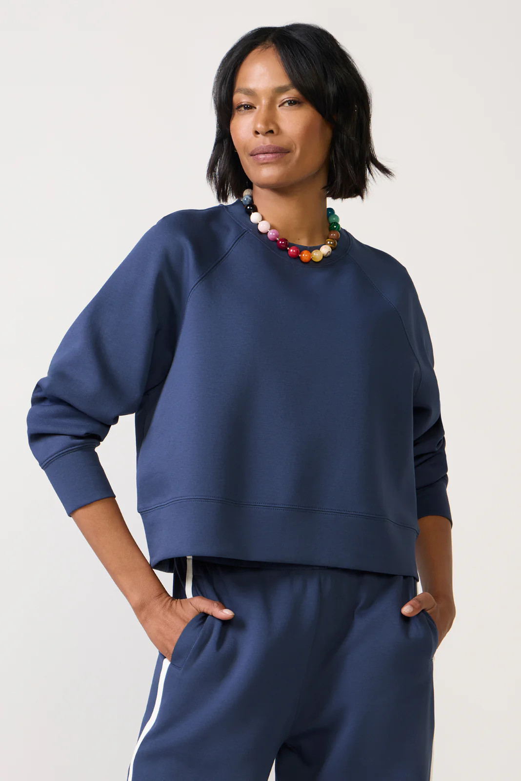 Nell Travel Crew Neck Sweatshirt | Evereve